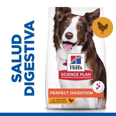 Hill’s Science Plan Perfect Digestion Adult Medium Pollo pienso para perros